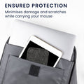 kwmobile Tasche kompatibel mit Apple Magic Mouse 1 / Magic Mouse 2 / Logitech Pebble Wireless Hülle Schutzhülle für PC Mouse