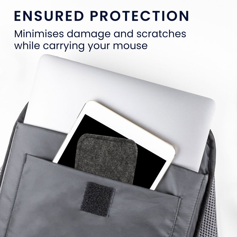 kwmobile Tasche kompatibel mit Apple Magic Mouse 1 / Magic Mouse 2 / Logitech Pebble Wireless Hülle Schutzhülle für PC Mouse