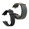 kwmobile Sportarmband kompatibel mit Xiaomi Redmi Watch 4 Armband Fitnesstracker Band Set aus Silikon und Nylon