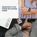 kwmobile Sportarmband kompatibel mit Xiaomi Redmi Watch 4 Armband Fitnesstracker Band Set aus Silikon und Nylon