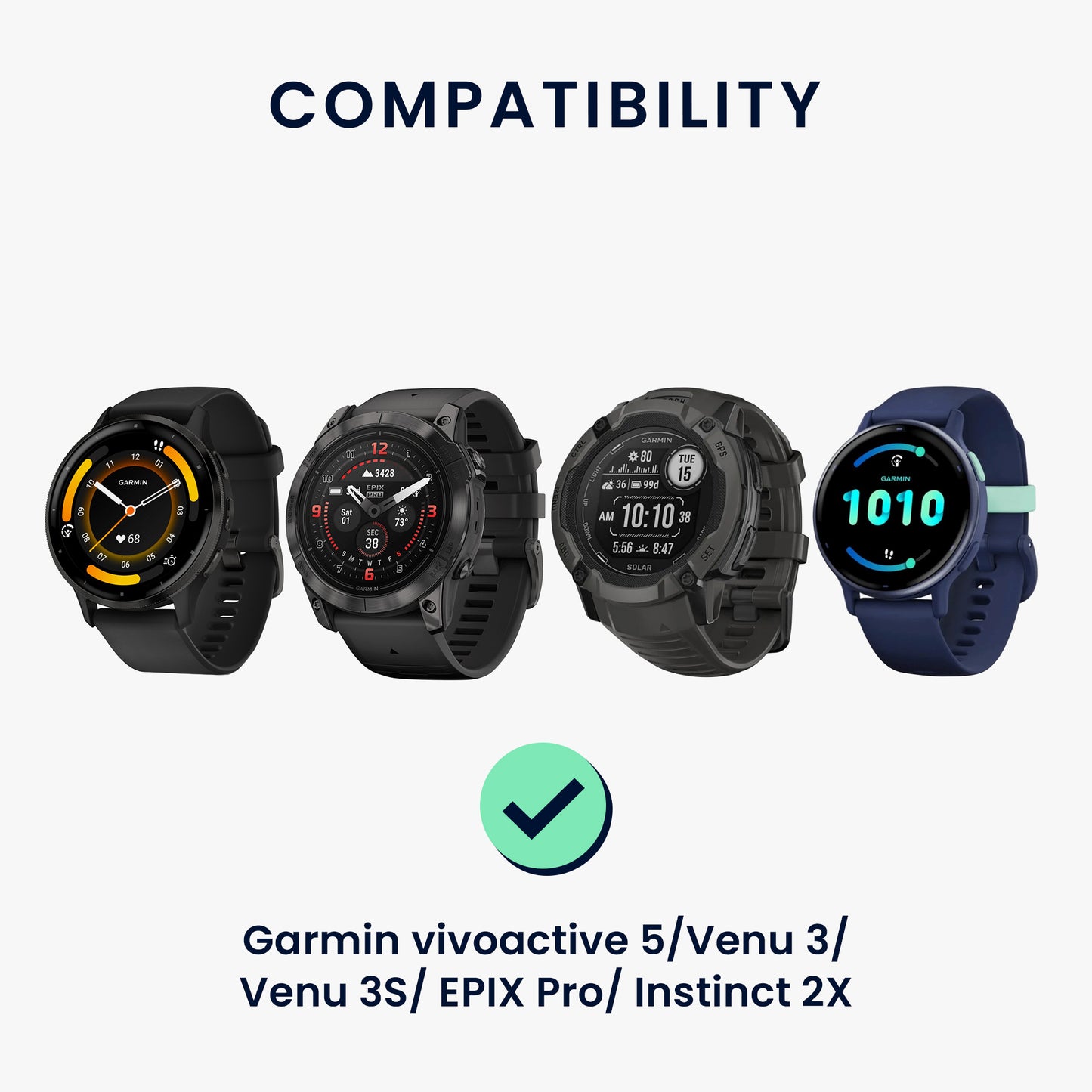 Ladegerät für Garmin vivoactive 5 / Instinct 2X / Fenix 8/7