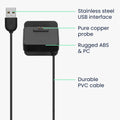 kwmobile USB Ladegerät kompatibel mit Xiaomi Redmi Watch 4 / Redmi Watch 5 / SmartBand 10 9 8 - USB Kabel Charger Stand - Smart Watch Ladestation - Docking Station - Ladekabel mit Standfunktion
