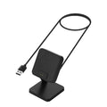 kwmobile USB Ladegerät kompatibel mit Xiaomi Redmi Watch 4 / Redmi Watch 5 / SmartBand 10 9 8 - USB Kabel Charger Stand - Smart Watch Ladestation - Docking Station - Ladekabel mit Standfunktion