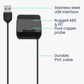 kwmobile USB Ladegerät kompatibel mit Samsung Galaxy Fit 3 / Huawei Watch Fit 3 USB Kabel Charger Stand Smart Watch Ladestation Docking Station Ladekabel mit Standfunktion