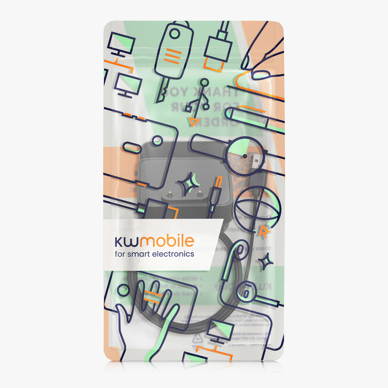 kwmobile USB Ladegerät kompatibel mit Samsung Galaxy Fit 3 / Huawei Watch Fit 3 USB Kabel Charger Stand Smart Watch Ladestation Docking Station Ladekabel mit Standfunktion