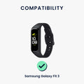 kwmobile USB Ladegerät kompatibel mit Samsung Galaxy Fit 3 / Huawei Watch Fit 3 USB Kabel Charger Stand Smart Watch Ladestation Docking Station Ladekabel mit Standfunktion