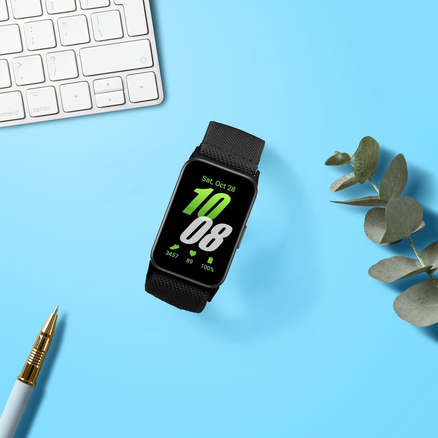 kwmobile Armband kompatibel mit Samsung Galaxy Fit 3 Fitnesstracker Sportarmband Band Innenmaße von 14 - 22 cm