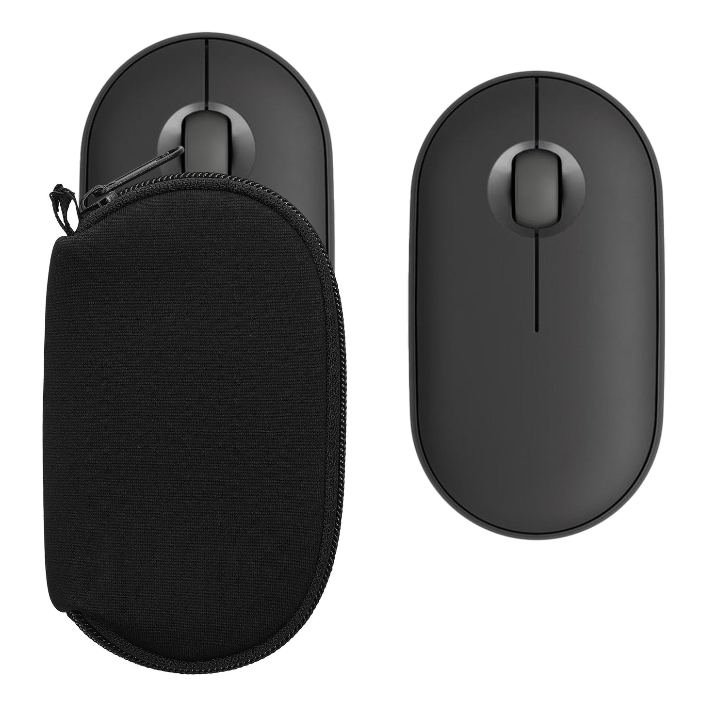 kwmobile Hülle kompatibel mit Logitech Pebble Mouse 2 M350s / M350 - Hülle für PC Mouse Schutzhülle - Computer Maus Tasche - Tasche für PC-Maus