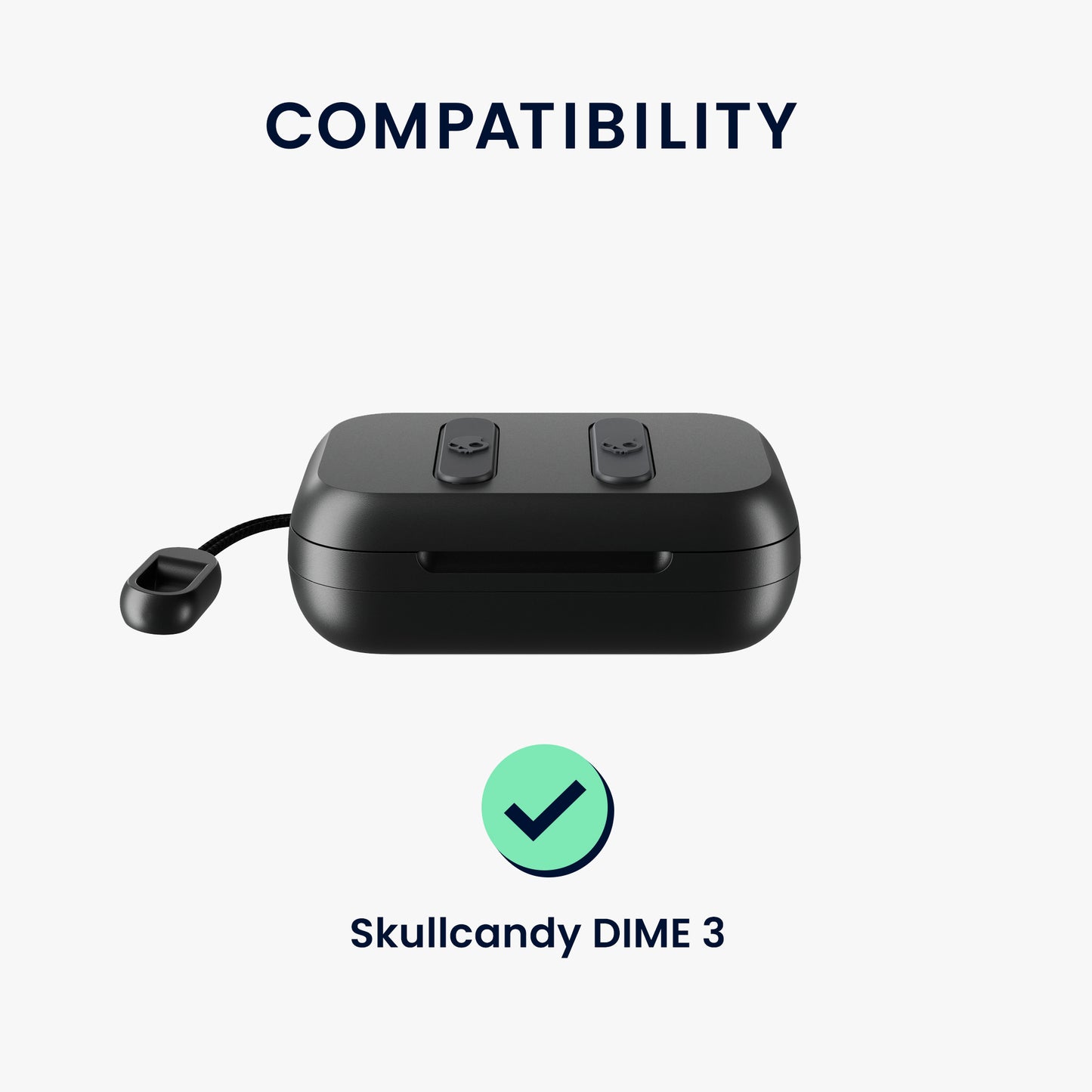 kwmobile Hülle kompatibel mit Skullcandy DIME 3 Kopfhörer