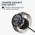 kwmobile USB Kabel Charger kompatibel mit Xiaomi Watch S3 / Watch S2 / Watch 2 Pro / Watch H1 Ladekabel - Smart Watch Ersatzkabel - Fitnesstracker Aufladekabel