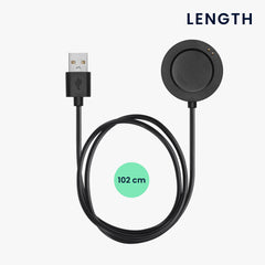 kwmobile USB Kabel Charger kompatibel mit Xiaomi Watch S3 / Watch S2 / Watch 2 Pro / Watch H1 Ladekabel - Smart Watch