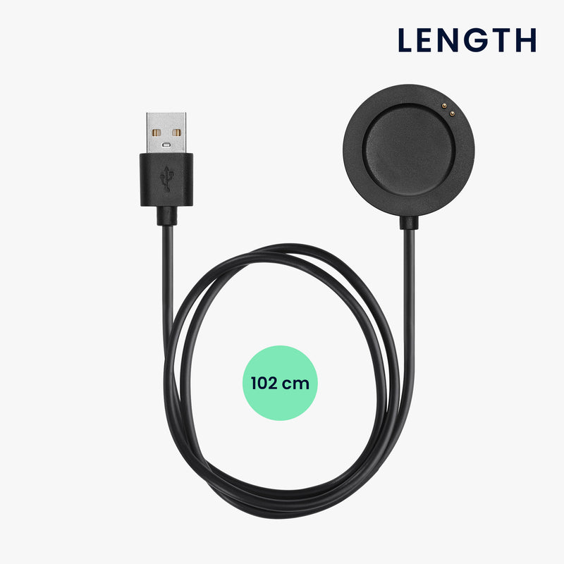 kwmobile USB Kabel Charger kompatibel mit Xiaomi Watch S3 / Watch S2 / Watch 2 Pro / Watch H1 Ladekabel - Smart Watch Ersatzkabel - Fitnesstracker Aufladekabel