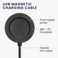 kwmobile USB Kabel Charger kompatibel mit Xiaomi Watch S3 / Watch S2 / Watch 2 Pro / Watch H1 Ladekabel - Smart Watch Ersatzkabel - Fitnesstracker Aufladekabel