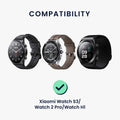 kwmobile USB Kabel Charger kompatibel mit Xiaomi Watch S3 / Watch S2 / Watch 2 Pro / Watch H1 Ladekabel - Smart Watch Ersatzkabel - Fitnesstracker Aufladekabel