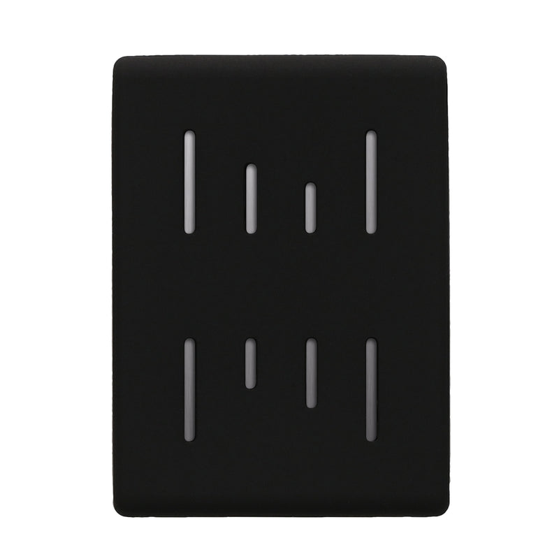 kwmobile Hülle kompatibel mit seagate Backup Plus Slim Festplatte - Silikon Schutzhülle für portable SSD - in Schwarz Schwarz  