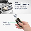 kwmobile Autoschlüssel Hülle kompatibel mit Nissan 3-Tasten Ariya B6 B9 X-trail T33 Qashqai - Schlüsselhülle Silikon Cover