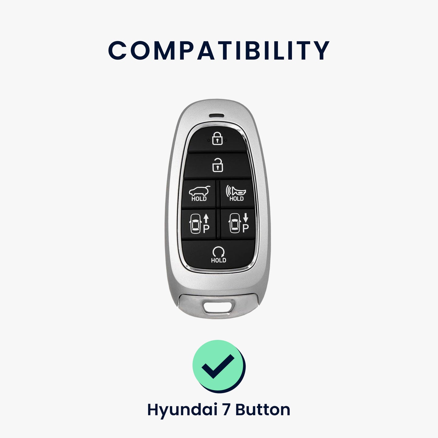 Silikon Hülle kompatibel mit Hyundai Autoschlüssel