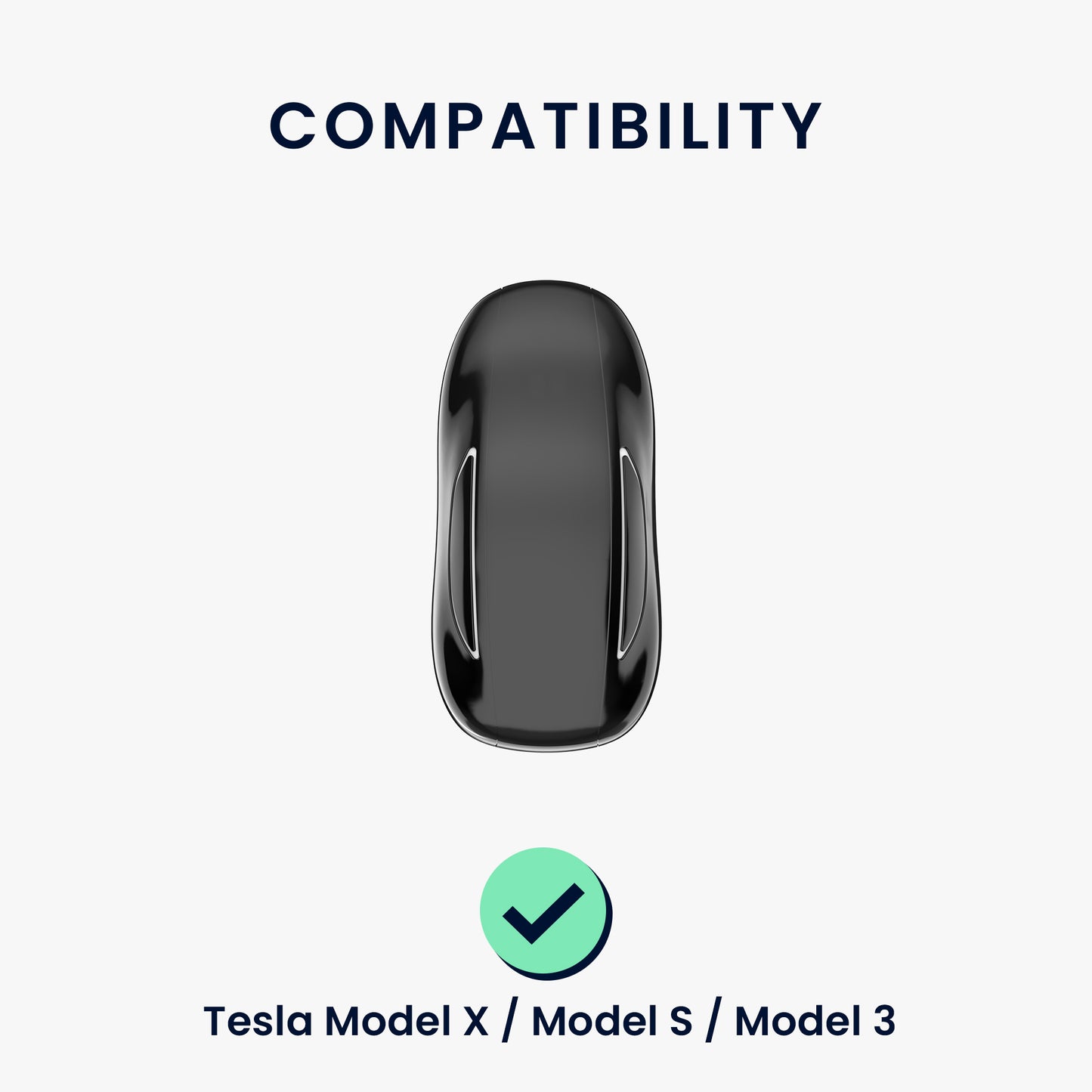Silikon Hülle kompatibel mit Tesla Model X Autoschlüssel