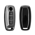 kwmobile Autoschlüssel Hülle kompatibel mit Nissan 3-Tasten Ariya B6 B9 X-trail T33 Qashqai - Schlüsselhülle Silikon Cover