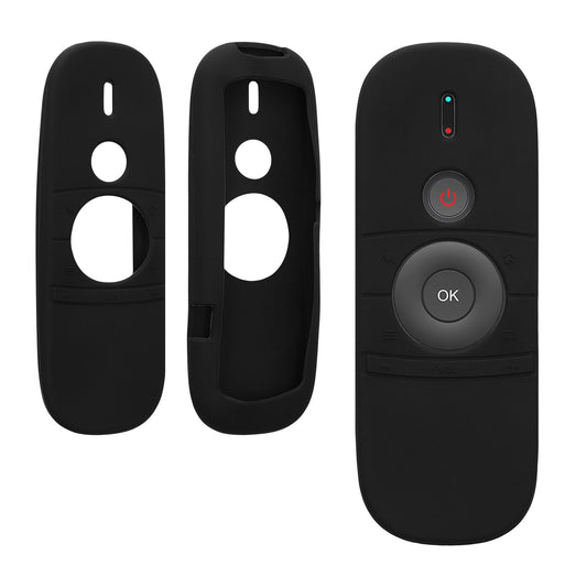 kwmobile Hülle Fernbedienung kompatibel mit WeChip W1 Remote Hülle - Silikon Case für TV Zubehör in Schwarz Schwarz  