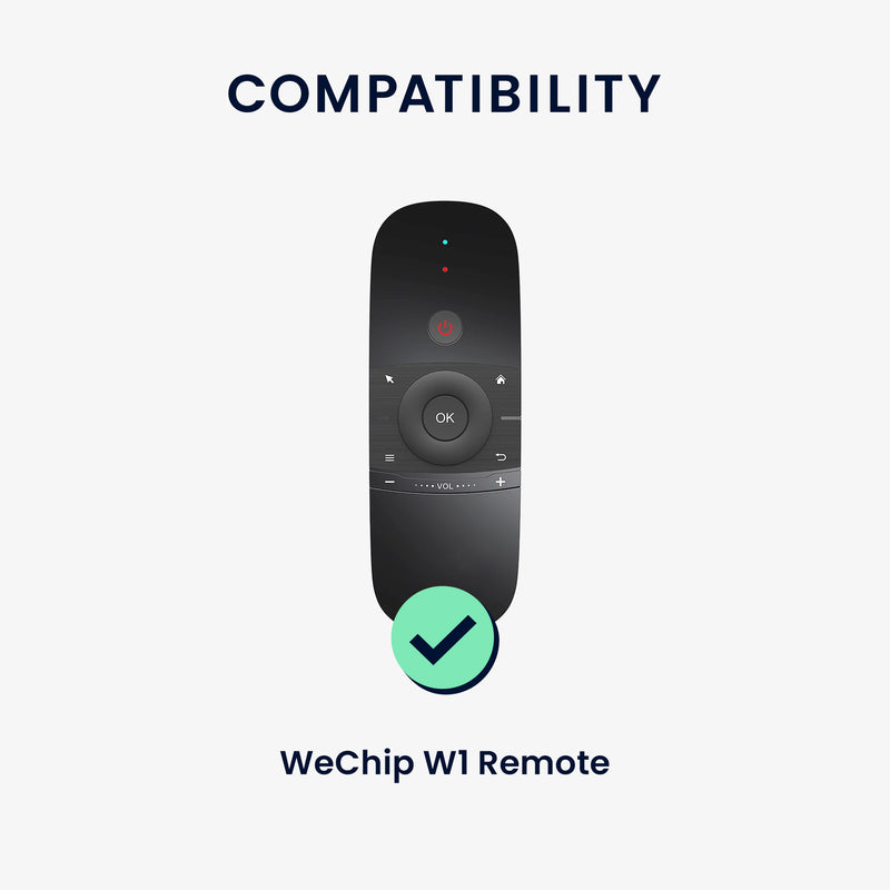 kwmobile Hülle Fernbedienung kompatibel mit WeChip W1 Remote Hülle für TV Zubehör