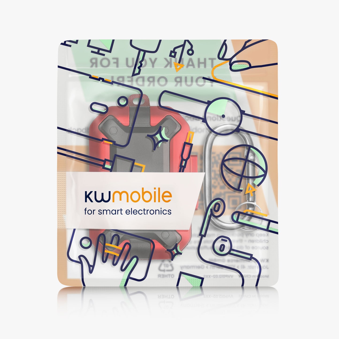 kwmobile Hülle kompatibel mit Sennheiser MOMENTUM True Wireless 3 / true Wireless 4 Case Hardcover Schutzhülle Kopfhörer Tasche Cover