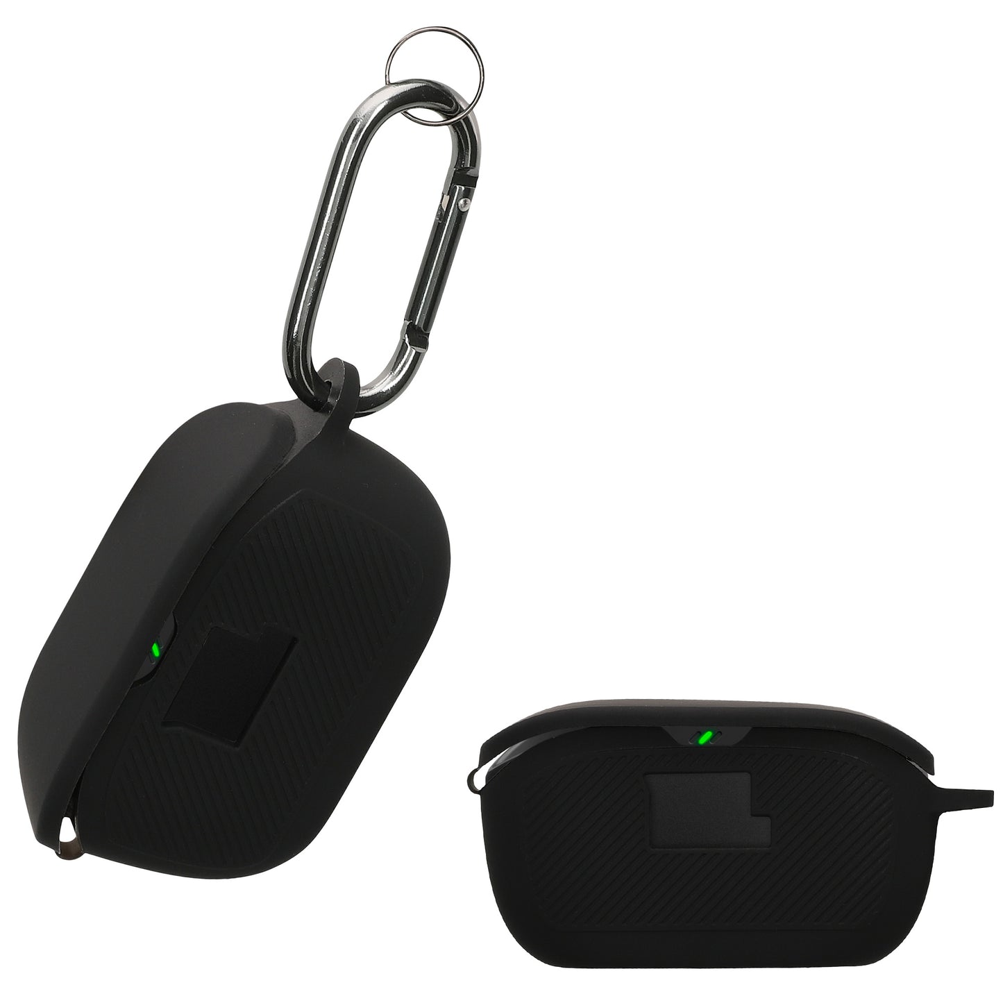 kwmobile Hülle kompatibel mit JBL Vibe Buds Hülle - Kopfhörer Case - TPU Silikon Cover - Schutzhülle in Schwarz Schwarz  