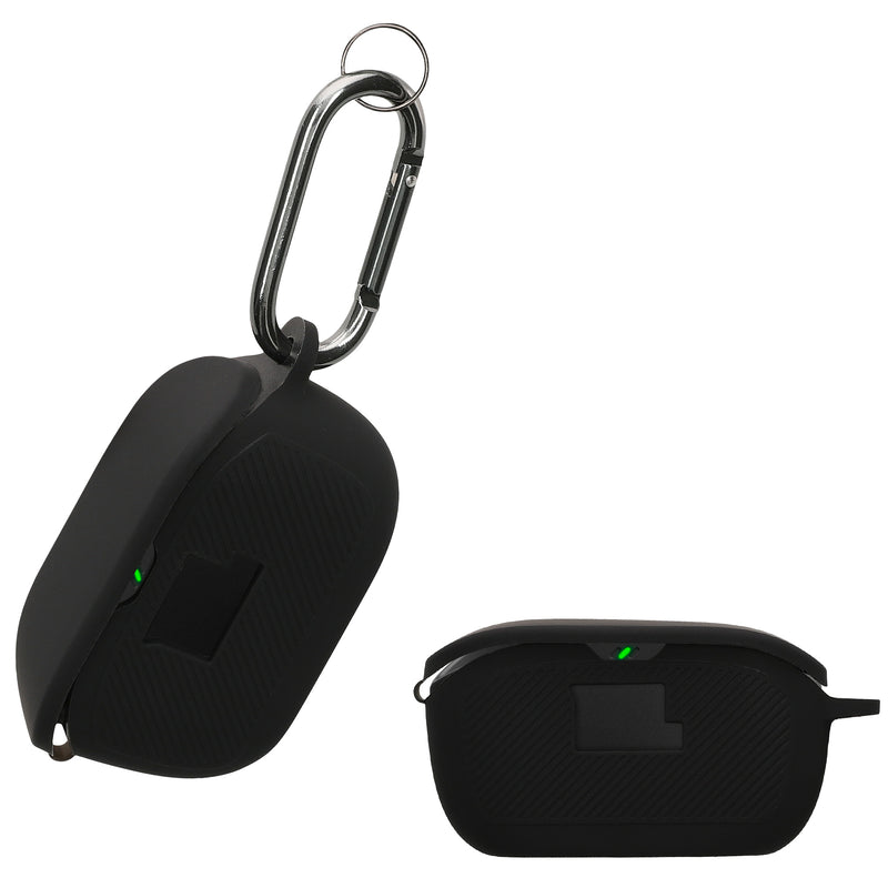 kwmobile Hülle kompatibel mit JBL Vibe Buds Hülle - Kopfhörer Case - TPU Silikon Cover - Schutzhülle in Schwarz Schwarz  