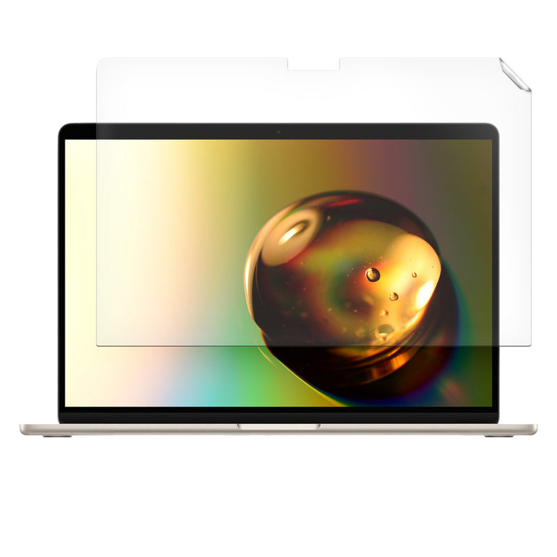 Displayschutzfolie kompatibel mit Apple Macbook Air 13.6 M3 2024 A3113 / M2 A2681