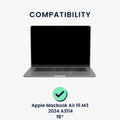 Schutzfolie für Apple Macbook Air 15 M3 2024 A3114