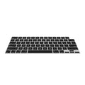 kwmobile Silikon Tastaturschutz für Apple Macbook Air 13.6 M3 2024 A3113 - QWERTY US Keyboard Cover Abdeckung - Schwarz Schwarz  