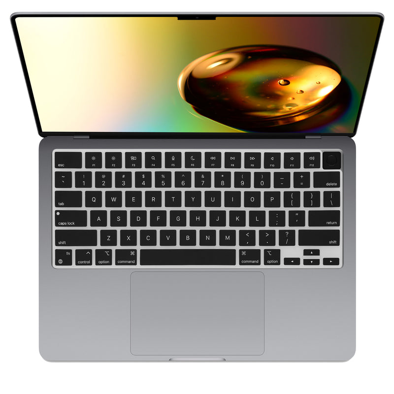 kwmobile Tastaturschutz für Apple Macbook Air 13.6 M3 2024 A3113 QWERTY US Keyboard Cover Abdeckung