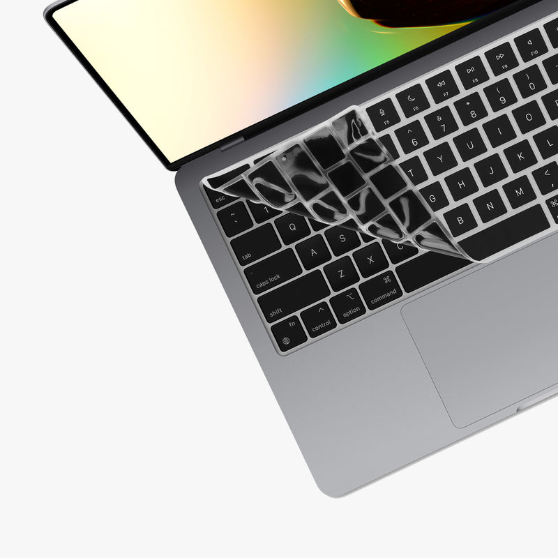 kwmobile Tastaturschutz für Apple Macbook Air 13.6 M3 2024 A3113 QWERTY US Keyboard Cover Abdeckung