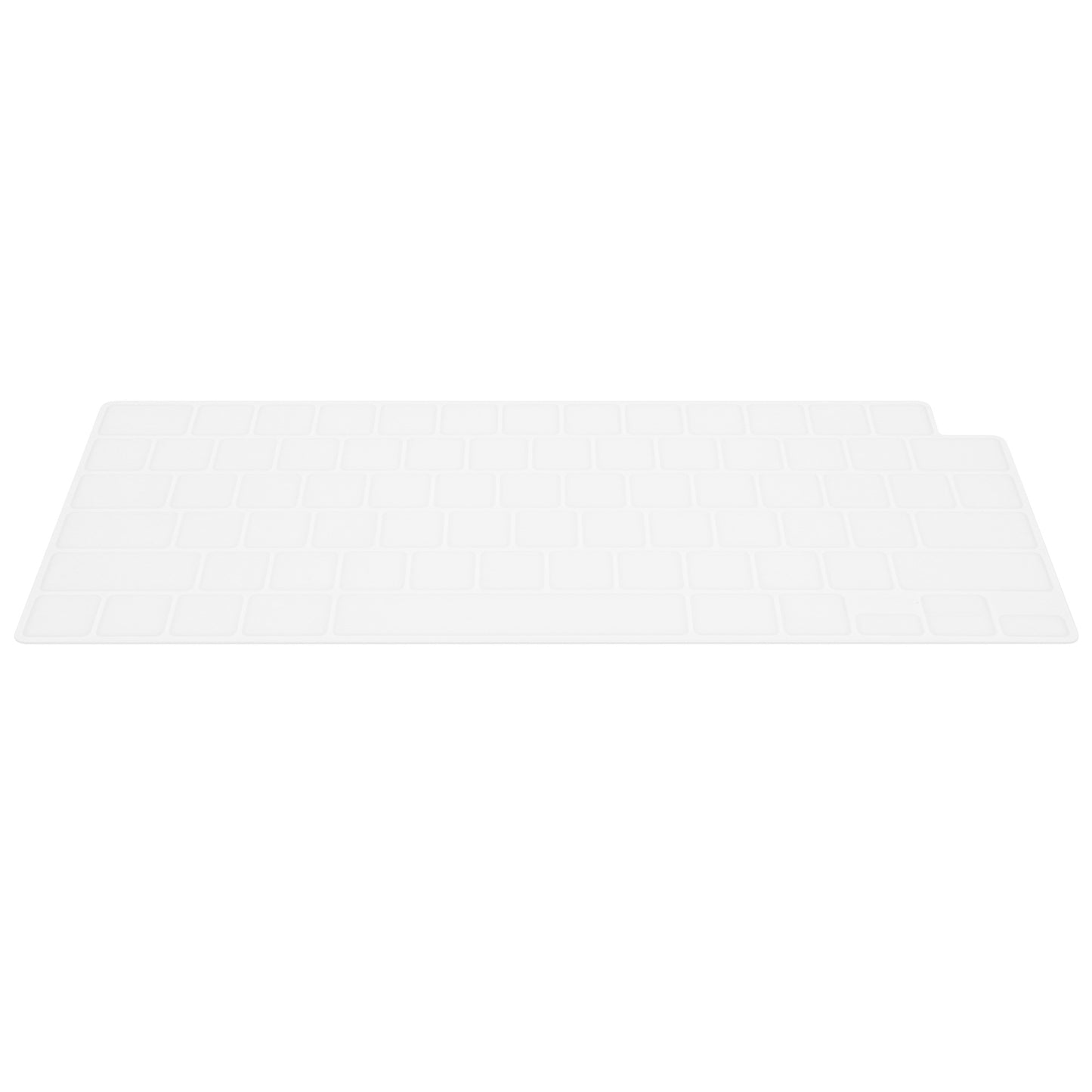 kwmobile Silikon Tastaturschutz für Apple Macbook Air 13.6 M3 2024 A3113 - QWERTY US Keyboard Cover Abdeckung - Transparent Transparent  