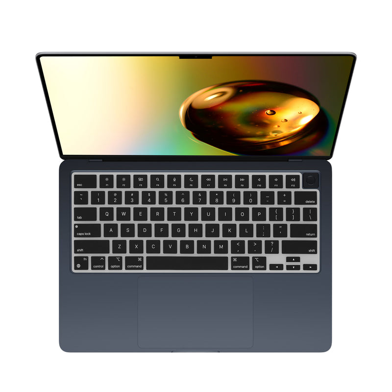 kwmobile Tastaturschutz für Apple Macbook Air 15 M3 2024 A3114 - QWERTY US Keyboard Cover Abdeckung