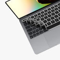 Silikon Tastaturschutz QWERTY (Spanien) kompatibel mit Apple Macbook Air 13.6 M3 2024 A3113