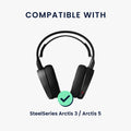 kwmobile Ersatz Bügelpolster kompatibel mit SteelSeries Arctis 3 / Arctis 5 Kopfbügel Kopfhörer Ersatz Bügel mit Polster