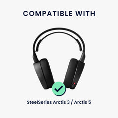 kwmobile Ersatz Bügelpolster kompatibel mit SteelSeries Arctis 3 / Arctis 5 Kopfbügel Kopfhörer Ersatz Bügel