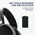 kwmobile Ersatz Bügelpolster kompatibel mit SteelSeries Arctis 3 / Arctis 5 Kopfbügel Kopfhörer Ersatz Bügel mit Polster