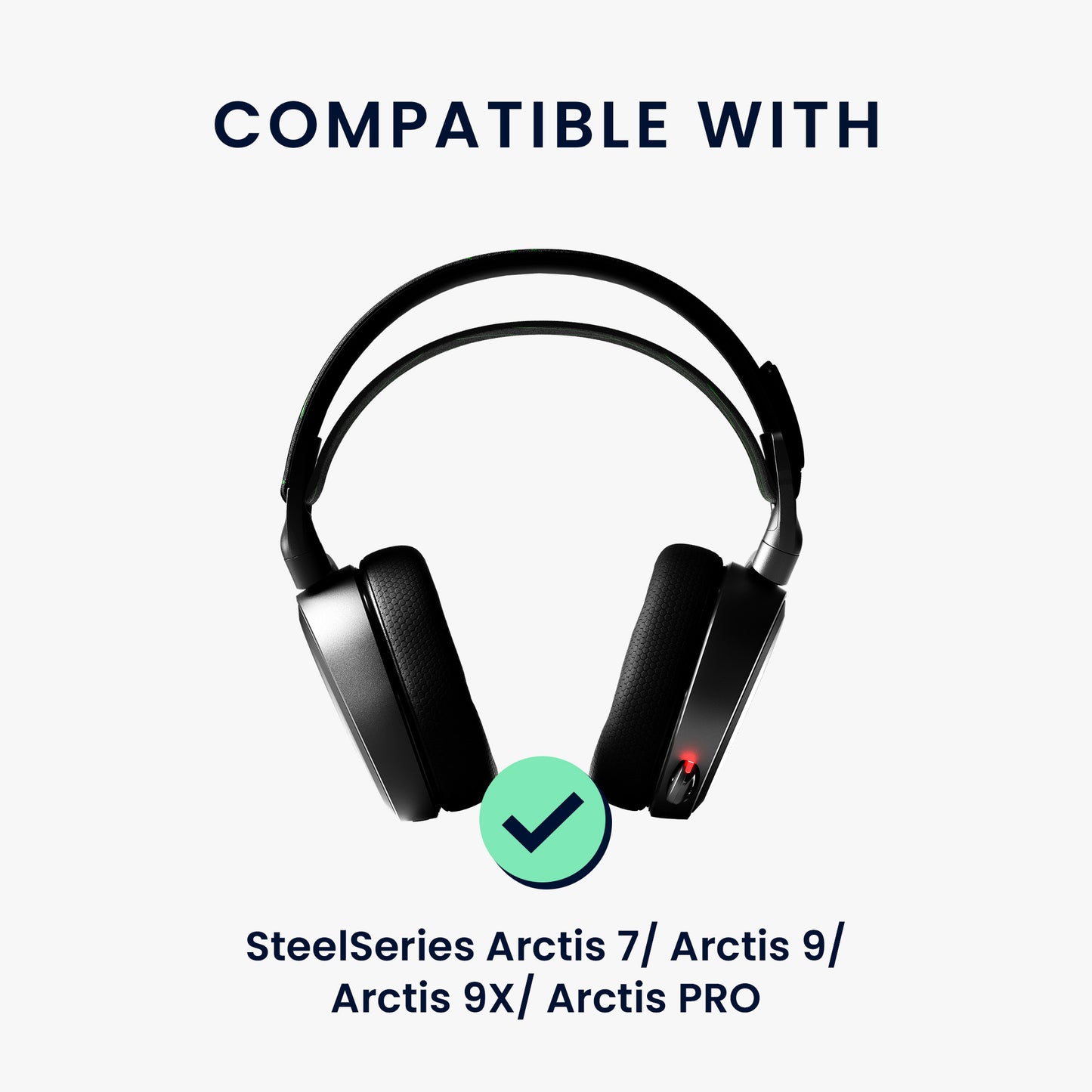 kwmobile Ersatz Bügelpolster kompatibel mit SteelSeries Arctis 7 / Arctis 9 / Arctis 9X / Arctis PRO Kopfbügel