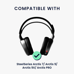 kwmobile Ersatz Bügelpolster kompatibel mit SteelSeries Arctis 7 / Arctis 9 / Arctis 9X / Arctis PRO Kopfbügel