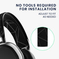 kwmobile Ersatz Bügelpolster kompatibel mit SteelSeries Arctis 7 / Arctis 9 / Arctis 9X / Arctis PRO Kopfbügel