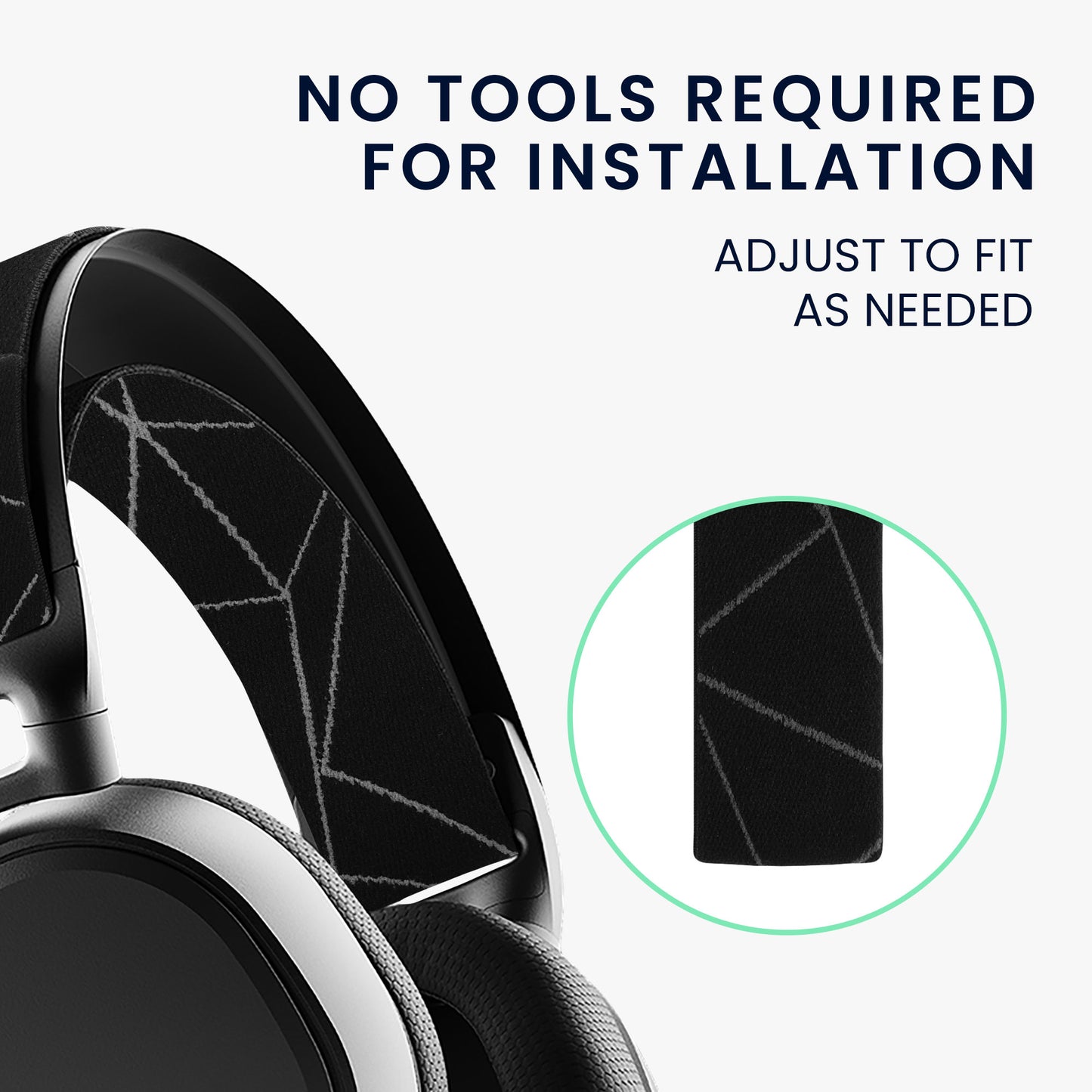 kwmobile Ersatz Bügelpolster kompatibel mit SteelSeries Arctis 7 / Arctis 9 / Arctis 9X / Arctis PRO Kopfbügel