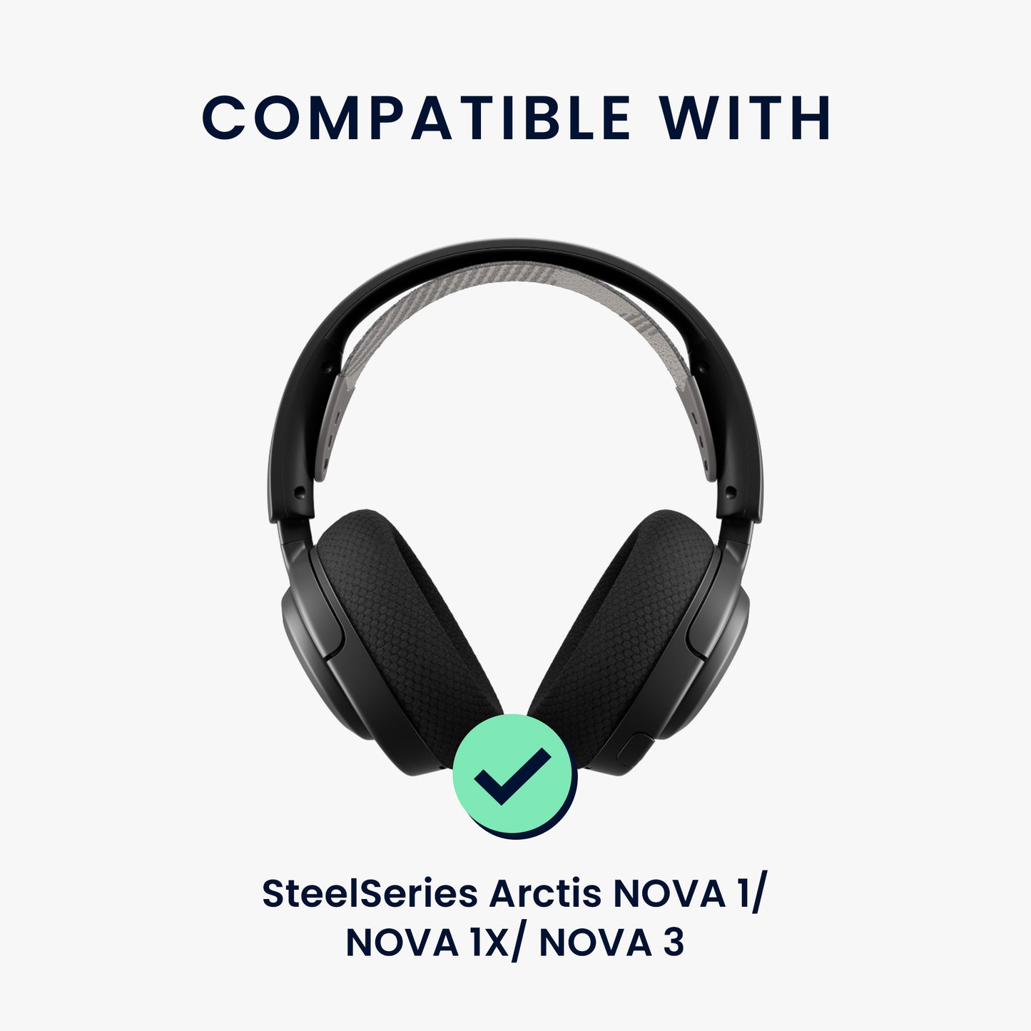 kwmobile Ersatz Bügelpolster kompatibel mit SteelSeries Arctis NOVA 1 / NOVA 1X / NOVA 3 Kopfbügel Kopfhörer Ersatz Bügel