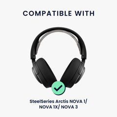 kwmobile Ersatz Bügelpolster kompatibel mit SteelSeries Arctis NOVA 1 / NOVA 1X / NOVA 3 Kopfbügel Kopfhörer Ersatz
