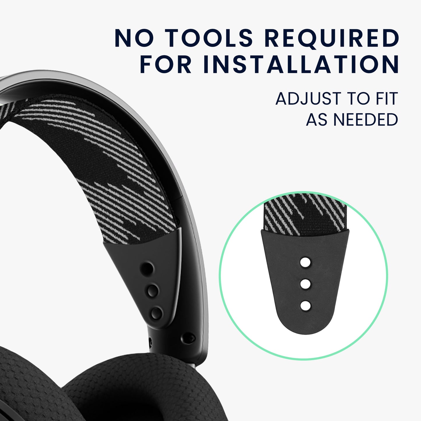 kwmobile Ersatz Bügelpolster kompatibel mit SteelSeries Arctis NOVA 1 / NOVA 1X / NOVA 3 Kopfbügel Kopfhörer Ersatz Bügel