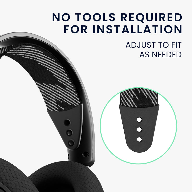 kwmobile Ersatz Bügelpolster kompatibel mit SteelSeries Arctis NOVA 1 / NOVA 1X / NOVA 3 Kopfbügel Kopfhörer Ersatz Bügel