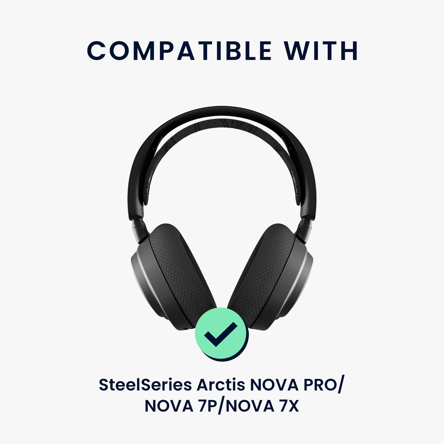 kwmobile Ersatz Bügelpolster kompatibel mit SteelSeries Arctis NOVA PRO / NOVA 7P / NOVA 7X Kopfbügel Kopfhörer Ersatz Bügel mit Polster