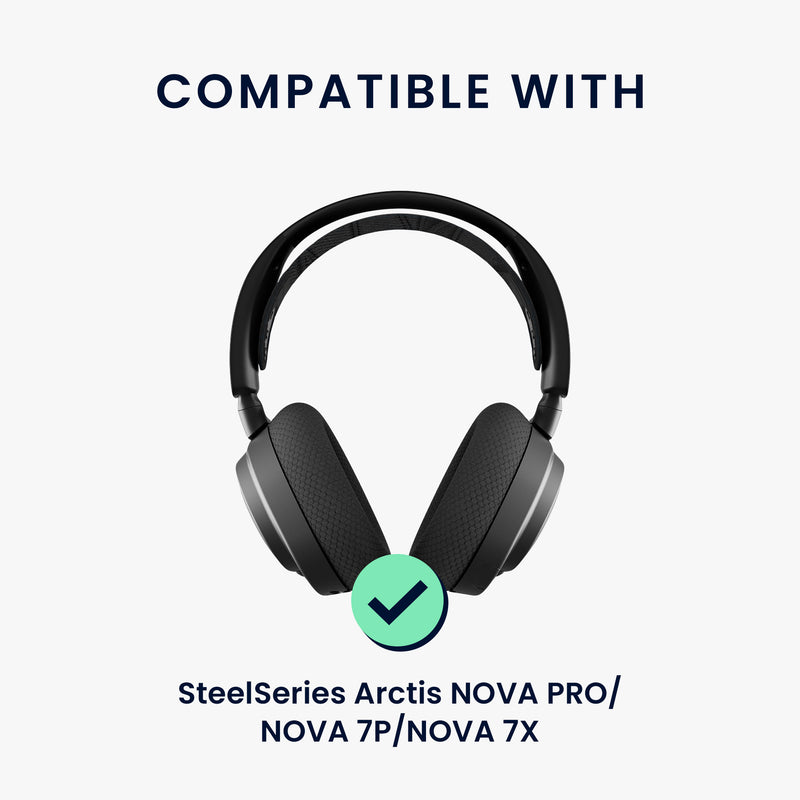 kwmobile Ersatz Bügelpolster kompatibel mit SteelSeries Arctis NOVA PRO / NOVA 7P / NOVA 7X Kopfbügel Kopfhörer Ersatz Bügel mit Polster