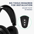 kwmobile Ersatz Bügelpolster kompatibel mit SteelSeries Arctis NOVA PRO / NOVA 7P / NOVA 7X Kopfbügel Kopfhörer Ersatz Bügel mit Polster